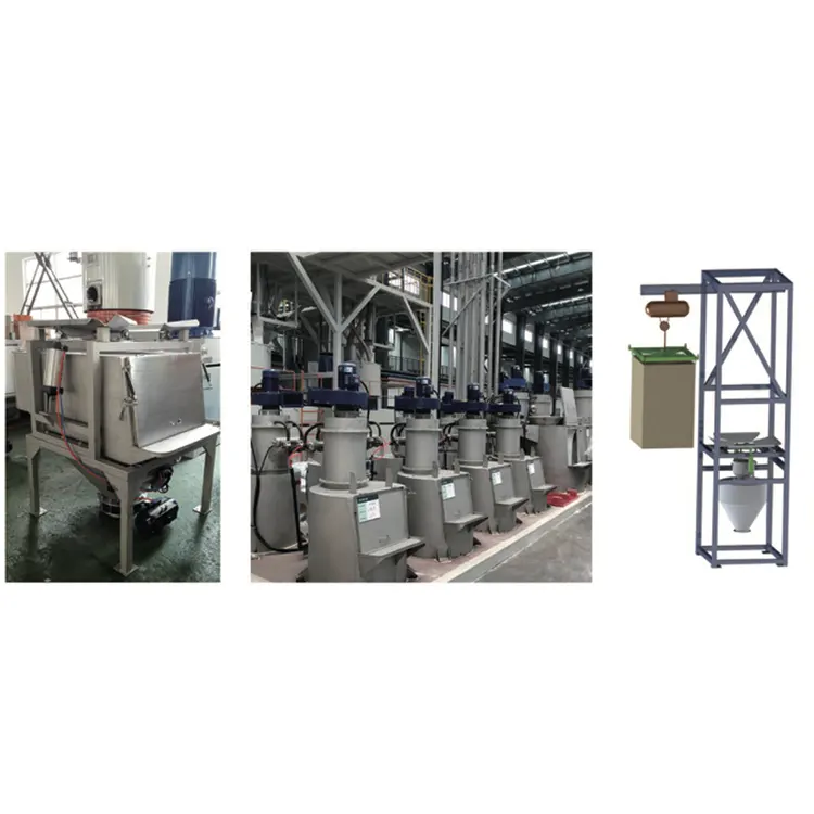 Bezpyłowa stacja zrzutu worków